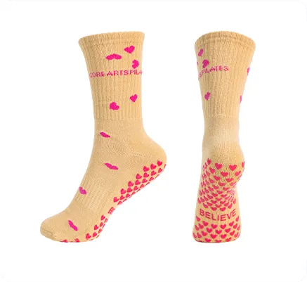 Custom yoga and pilates grip socks — product 23