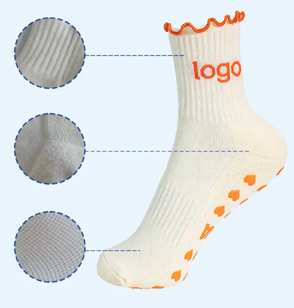 Custom yoga and pilates grip socks — product 11